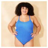 Shade  Shore Pucker One-Piece Swimsuit Cobalt 20
