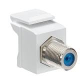 Leviton 41084-FWF QuickPort F-Type Adapter White
