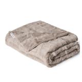 Minky Couture Monster Throw Blanket Tranquil Dove
