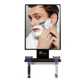 ToiletTree 7.5x6.5 Fogless Shower Mirror Black
