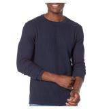 Amazon Essentials Mens Waffle Shirt Medium Navy