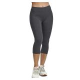 Spalding Womens Capri Leggings Medium Charcoal