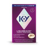 K-Y Liquibeads Vaginal Moisturizer 6 Count 3 Pack