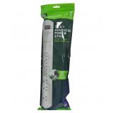 Greenlite 3ft Power Strip 7 Outlets 2pk