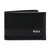 TUMI Alpha Slim Billfold 3x4.4 Black Nylon Wallet