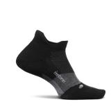 Feetures Running Socks Medium Black No Show Tab