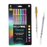 SAKURA Gelly Roll Shimmer Pens 6 Count Assorted
