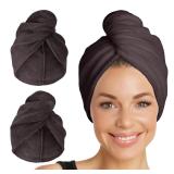 Turbie Twist Large Microfiber Hair Towel 2-Pack