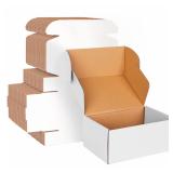 Werfami 9x6x4 White Shipping Boxes 25-Pack