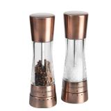 Cole  Mason 7.5 Salt  Pepper Mill Set Copper