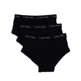 Calvin Klein Boys Briefs Size Large 3-Pack Black