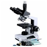 AmScope 12x9x16 Trinocular Microscope 2000X