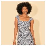 Lands End Womens Swim Dress Size S Floral $58.00