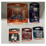 Sylvania Automotive Bulb Assortment Lot