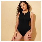 Andie Swim Salvador One Piece Swimsuit Black...