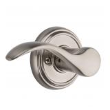 Baldwin Left-Handed Dummy Door Lever Satin Nickel