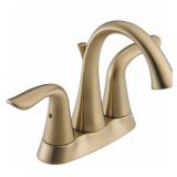 Delta 4 Centerset Bathroom Faucet Champagne Bronze