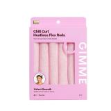 GIMME 6-Count Chill Curl Heatless Flex Rods Pink