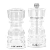 Cole  Mason 13cm Acrylic Salt  Pepper Shaker Set