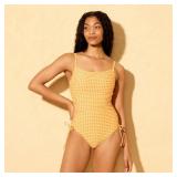 Shade  Shore Orange One Piece Swimsuit M
