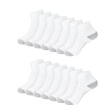 Hanes Womens Ankle Socks Size 5-9 14-Pack White