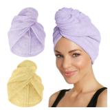 Turbie Twist Large Hair Towel 2-Pack LilacLemon