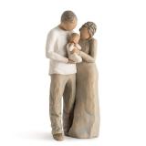 Willow Tree We Are Three Figure 8.5h Darker Skin
