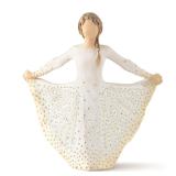 Willow Tree 6.5 Butterfly Figurine Hand-Painted