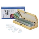 AmScope 50 Prepared Microscope Slide Set 9x4.5x1.5