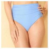 Shade  Shore Bikini Bottom XL Shirred High-Waist