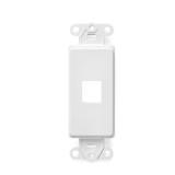 Leviton 41641-W QuickPort Decora Insert 1-Port