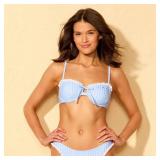 Wild Fable Eyelet Bikini Top Blue M $25.00