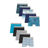 Hanes Boys Boxer Briefs 10-Pack Medium