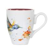 DEMDACO 16oz Hummingbird Stoneware Mug
