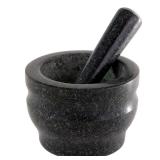 Cole  Mason 5.5 Granite Mortar  Pestle Black