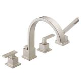 Delta 3x12x17 Roman Tub Faucet Stainless