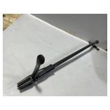 Black Metal Long Handled Tongs Tool