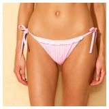 Wild Fable Pink Eyelet Bikini Bottom XL