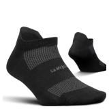 Feetures Ultra Light Ankle Sock, Black, M