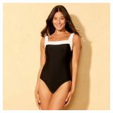 Shade  Shore Scoop Neck One-Piece Swimsuit Large