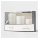 3pk 3" X 4" 3" X 5" 3" X 6" LED Flameless Black