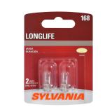 Sylvania 168 Long Life Miniature Bulbs 2-Pack