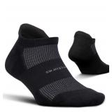 Feetures Max Cushion Ankle Sock, Black, M