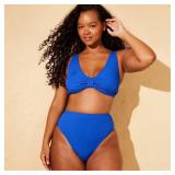Shade  Shore Womens Ribbed Bikini Bottom XS