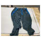 Zerowell Men Athletic Jogger Pants Gray Blue L