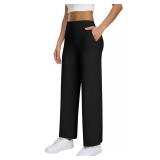 USAUPUP Wide Leg Yoga Pants Pockets High Waisted