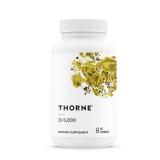THORNE Vitamin D-5,000, Vitamin D3 Supplement, 5