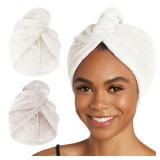 Turbie Twist 2-Pack Microfiber Hair Towel for