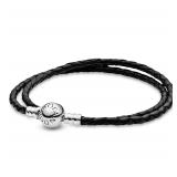 PANDORA Black Braided 13.8" GIFT BOX
