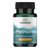 Swanson 100% Pure L-Methionine Amino Acid 500 mg